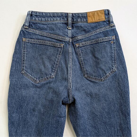 Madewell Jeans Curvy Perfect Vintage 26 Blue Denim Decatur Wash GUC NM281 - Picture 6 of 11